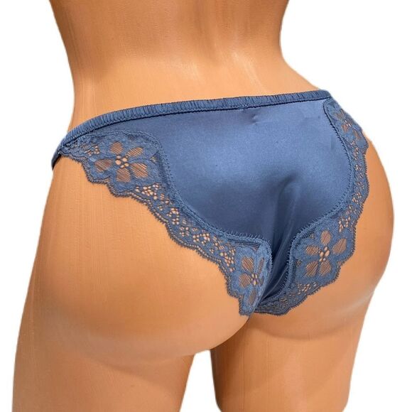 Victoria’s Secret Dream Angels Supersoft Satiny lace trim Itsy Slip panty L - Picture 2 of 2